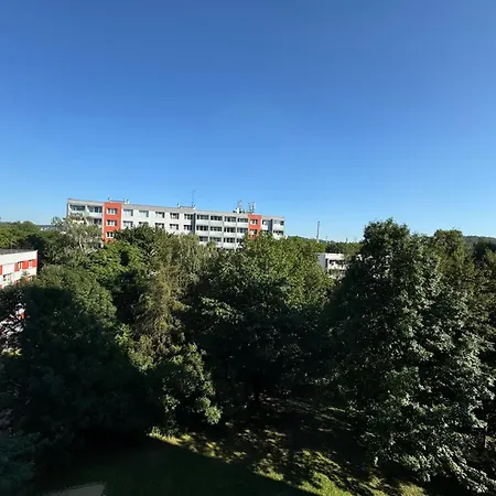 דירה S Balkonem, Klimatizaci A Infrasaunou אוסטרבה